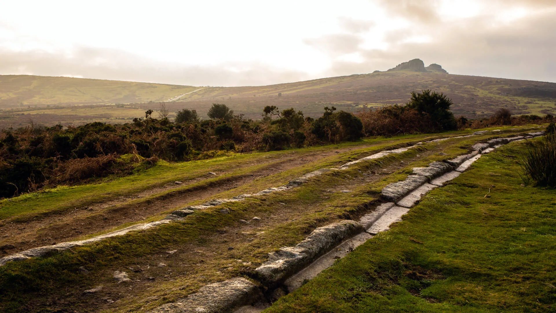 Granite way, near Haytor accessible route on Dartmoor